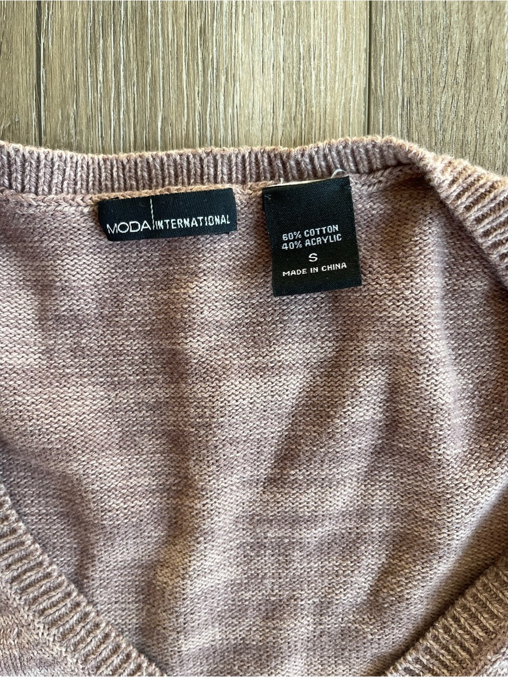 Mauve Pink Cotton Knit Bodycon Sweater Dress 🤎🌸 - Picture 4 of 4